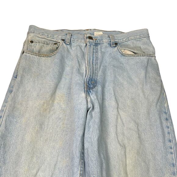 Levi’s Vintage 90s 540 Relaxed Fit Jeans USA FLAW Light Wash Mens 34x32 - Picture 4 of 9